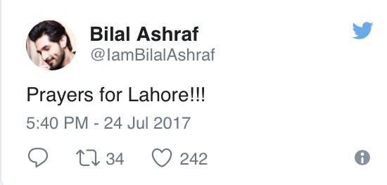 Celebrities Mourn The Lahore Attack