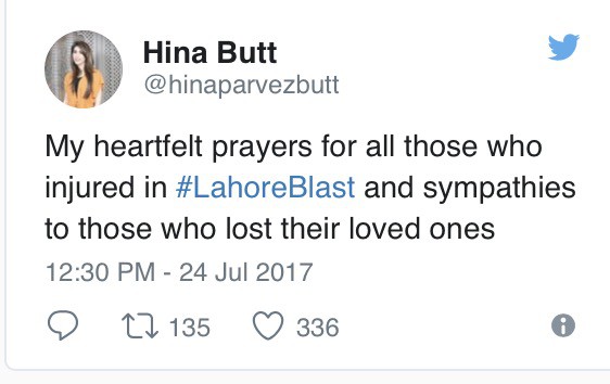 Celebrities Mourn The Lahore Attack