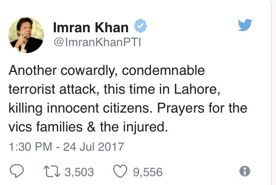 Celebrities Mourn The Lahore Attack