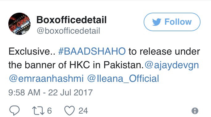 Ajay Devgan's Badshaho Releasing In Pakistan