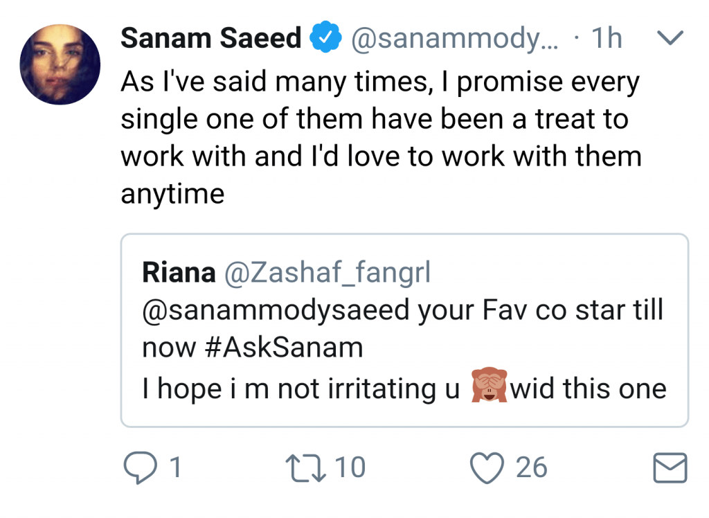 Sanam Saeed's Ask Sanam Session!