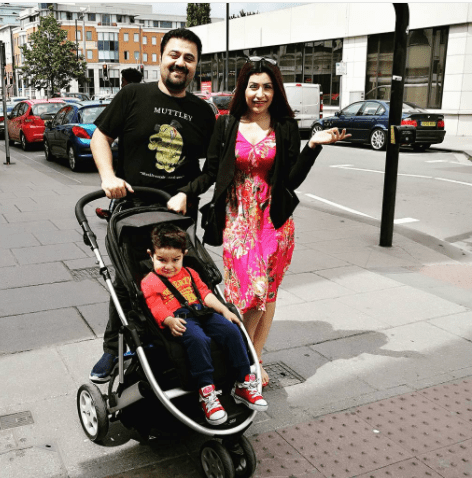 Ahmed Ali Butt Enjoying Summer Break With His Family In London