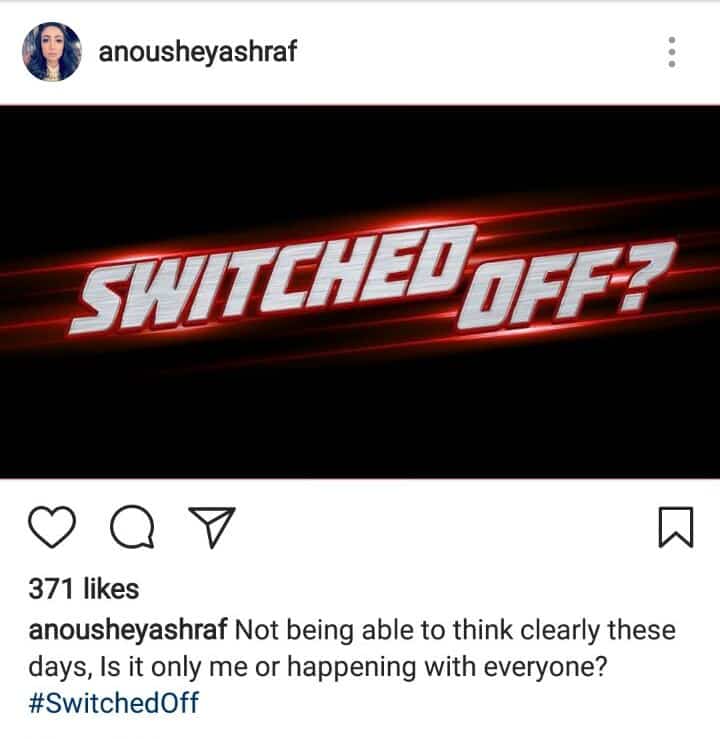 Celebrities Getting #SwitchedOff?