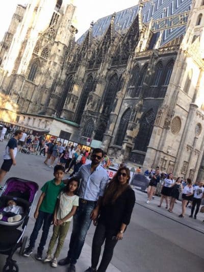 Mohammad Hafeez Exploring Austria With Family