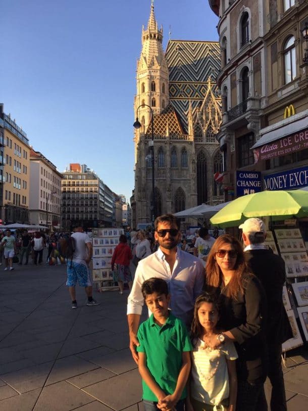 Mohammad Hafeez Exploring Austria With Family