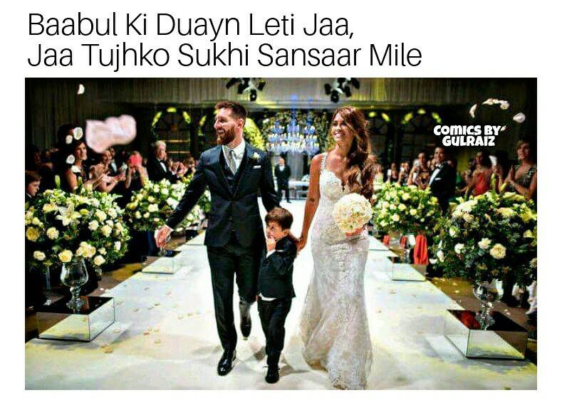 Messi's Wedding in a Desi Style!