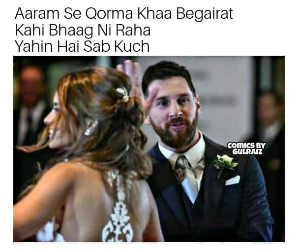 Messi's Wedding in a Desi Style!