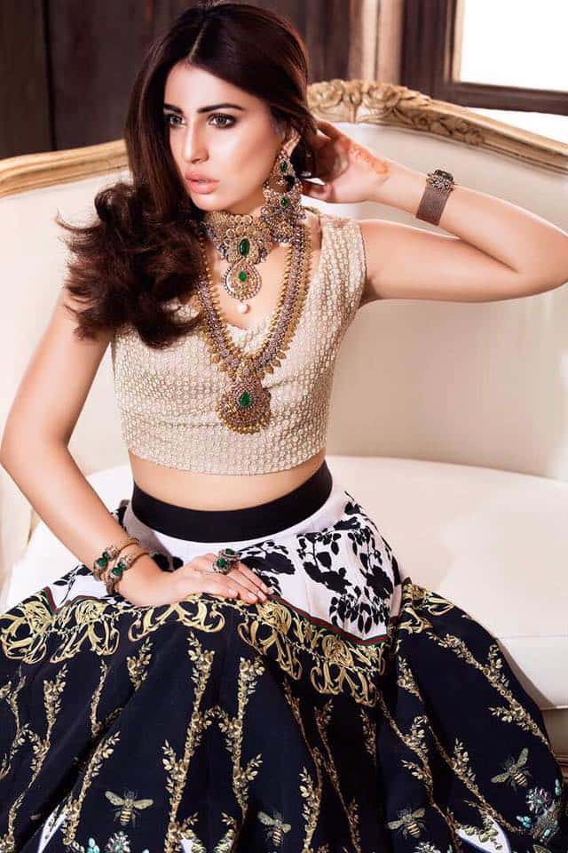 Recent Photoshoot Of Ushna Shah For Afzal Jewelers Diamond Collection