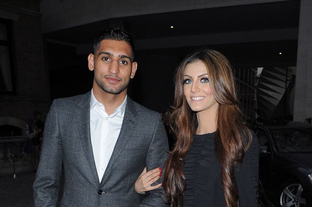 Amir Khan and Faryal Makhdoom