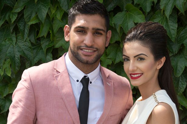 Amir Khan and wife Faryal