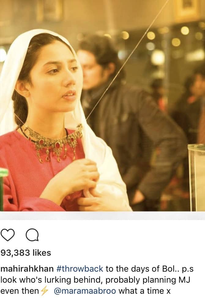 Mahira Khan In A Throwback Mood