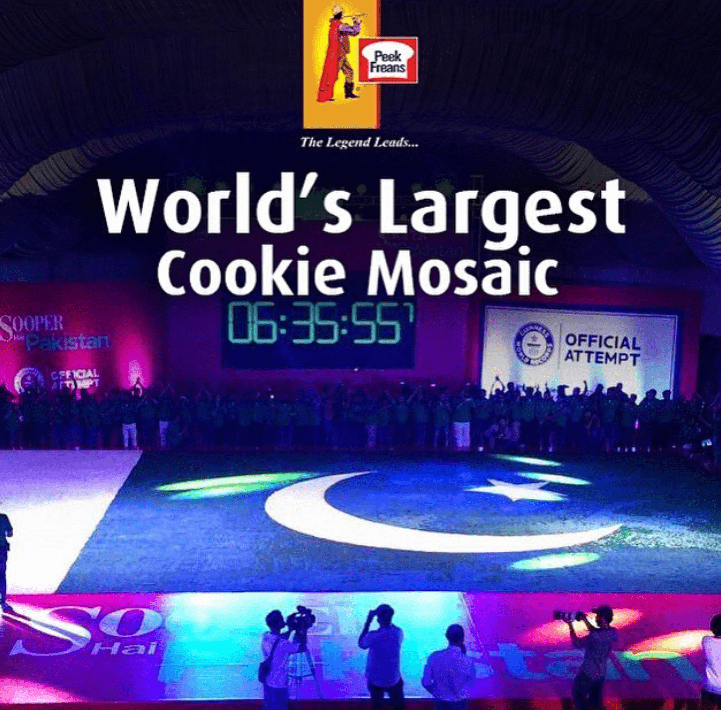 World's Biggest Cookie Mosaic! Reviewit.pk