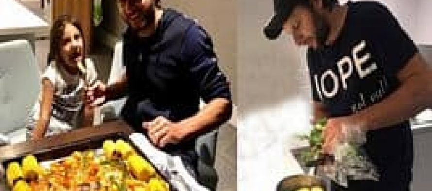Shahid Afridi Cooking for his Daughter!