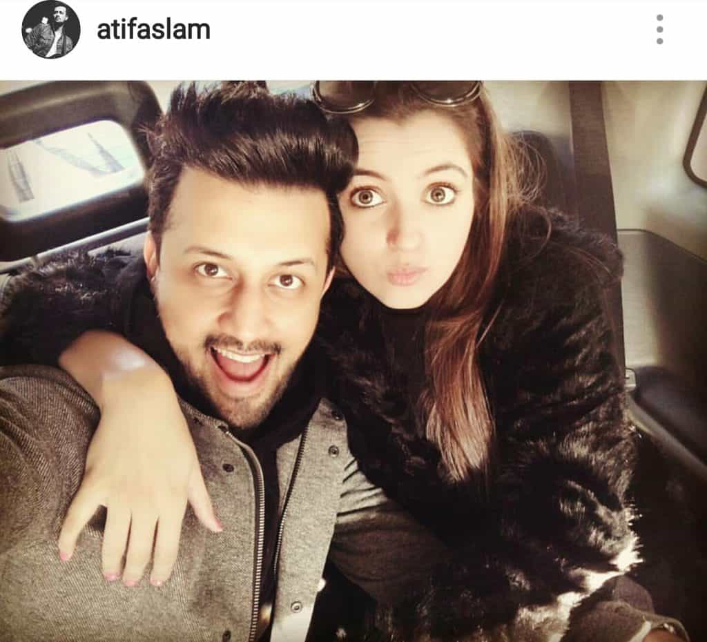 Atif Aslam Wishes Wife Sara In A Cute Way!