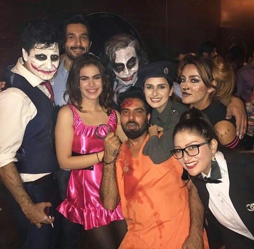 Celebs At Hassan Rizvi's Halloween Party!