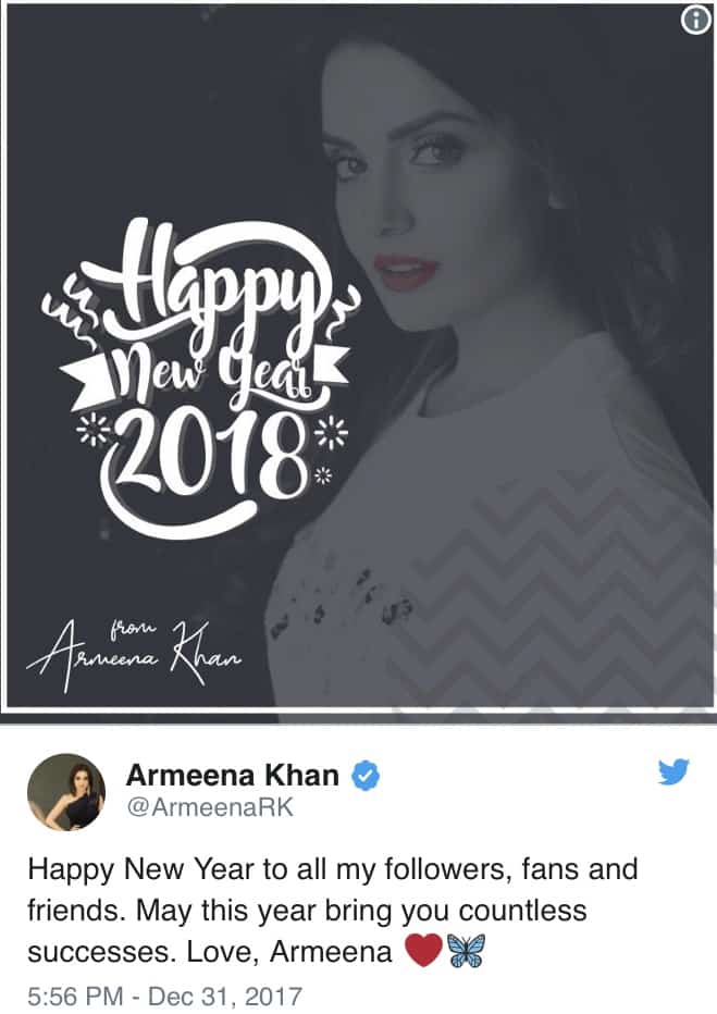 Celebrities Welcome 2018 !!!