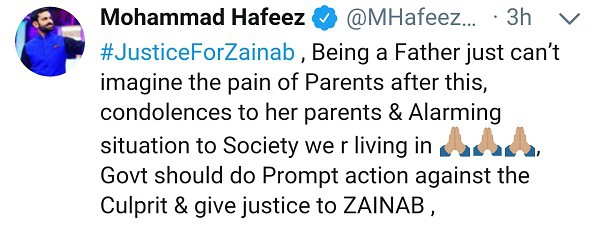 Celebrities Raise Voice For Zainab!
