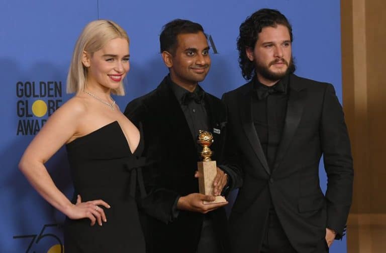 Aziz Ansari; first Asian male actor in Comedy to bag a Golden Globe Award