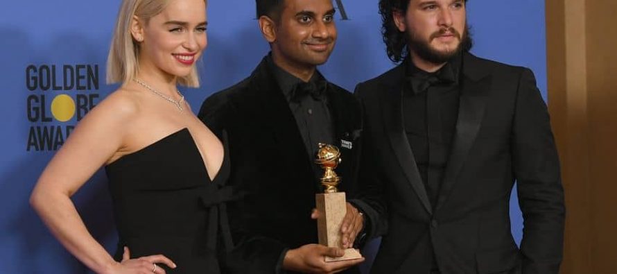 Aziz Ansari; first Asian male actor in Comedy to bag a Golden Globe Award