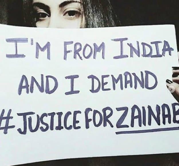 Cara Delevingne Supports #JusticeforZainab