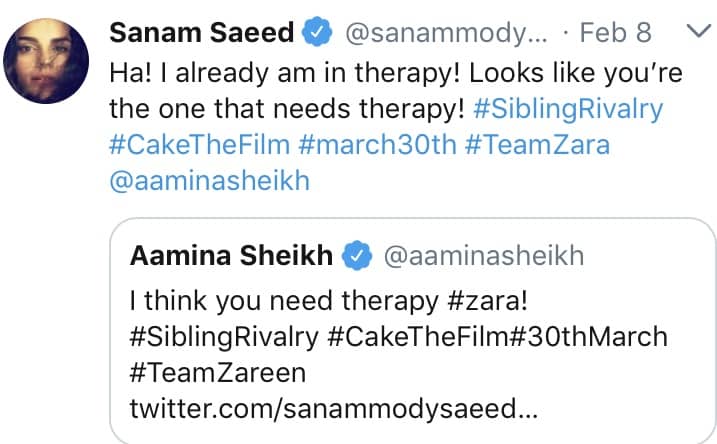 #Teamzara Vs #Teamzareen For “Cake”