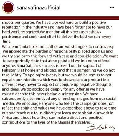 Sana Safinaz Gives Their Take On The Ongoing Controversy!