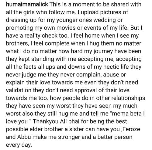 Humaima Malik Shares An Emotional Moment!