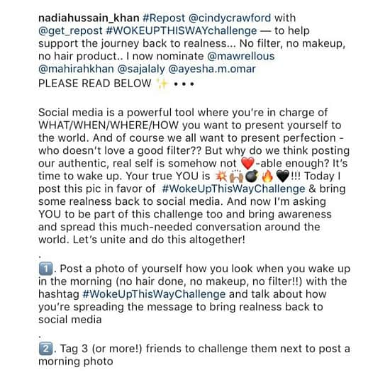 Nadia Hussain Has Started "Woke Up Like This" Challenge!