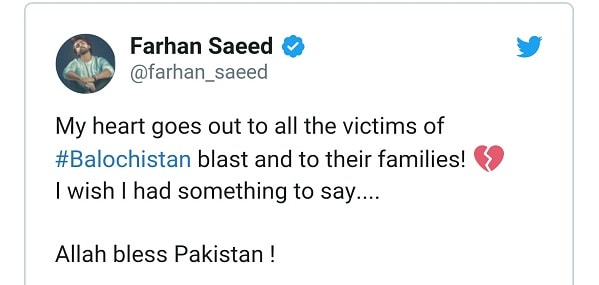 Celebrities Mourn For Mastung Victims!