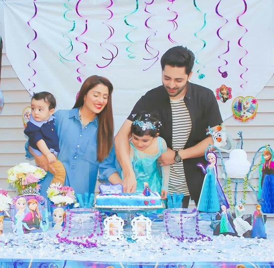 Ayeza And Danish Celebrated Hoorain's 3rd Birthday!