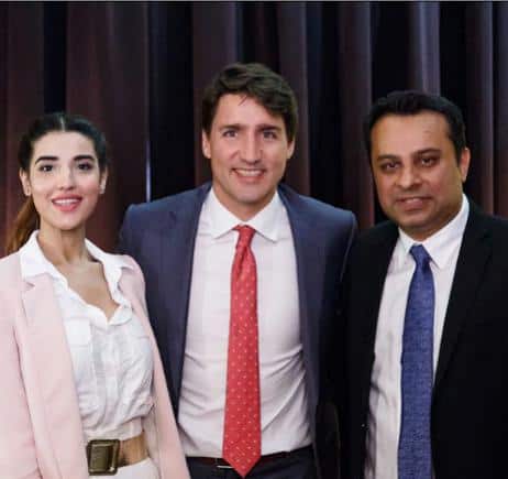 Hareem Farooq Meets Justin Trudeau