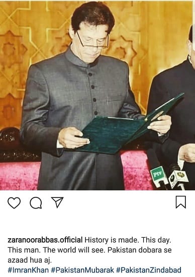 Celebrities Welcome PM Imran Khan!