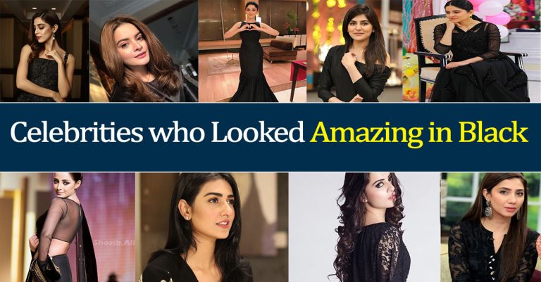 Pakistani Celebrities who Looked Amazing in Black