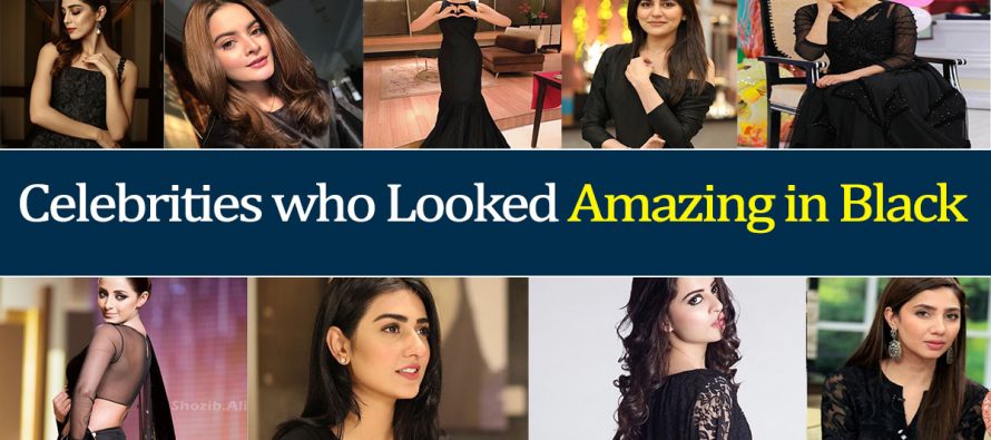 Pakistani Celebrities who Looked Amazing in Black