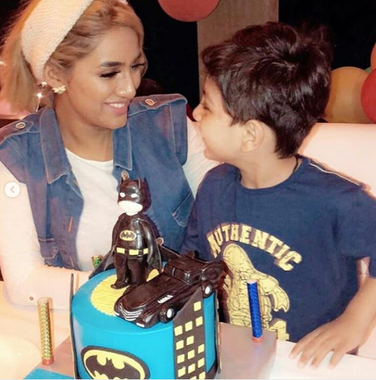 Mathira Celebrates Son Aahil's 3rd Birthday