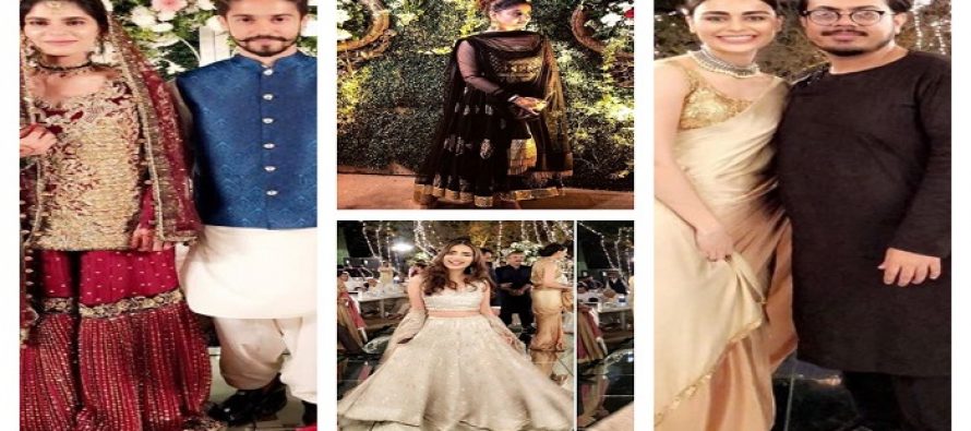 Celebrities At Sadia Ghaffar’s Sister’s Wedding Ceremony