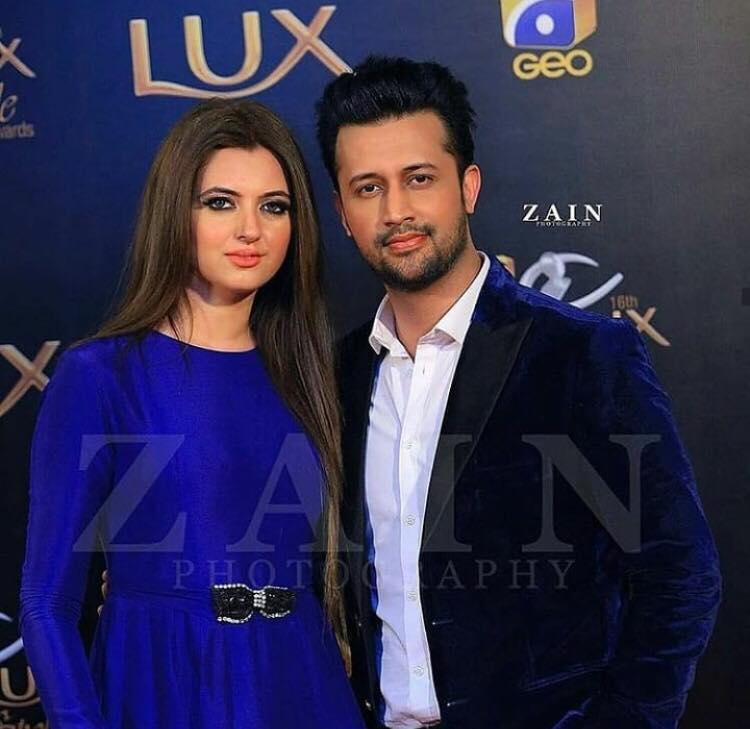 Unseen Pictures Of Atif Aslam With His Wife