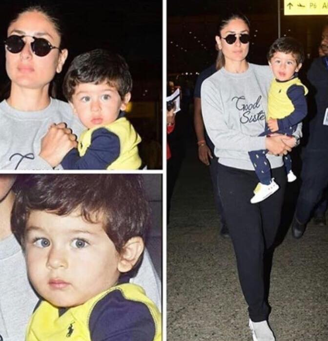 Latest Pictures Of Kareena Kapoor And Saif Ali Khan With Son
