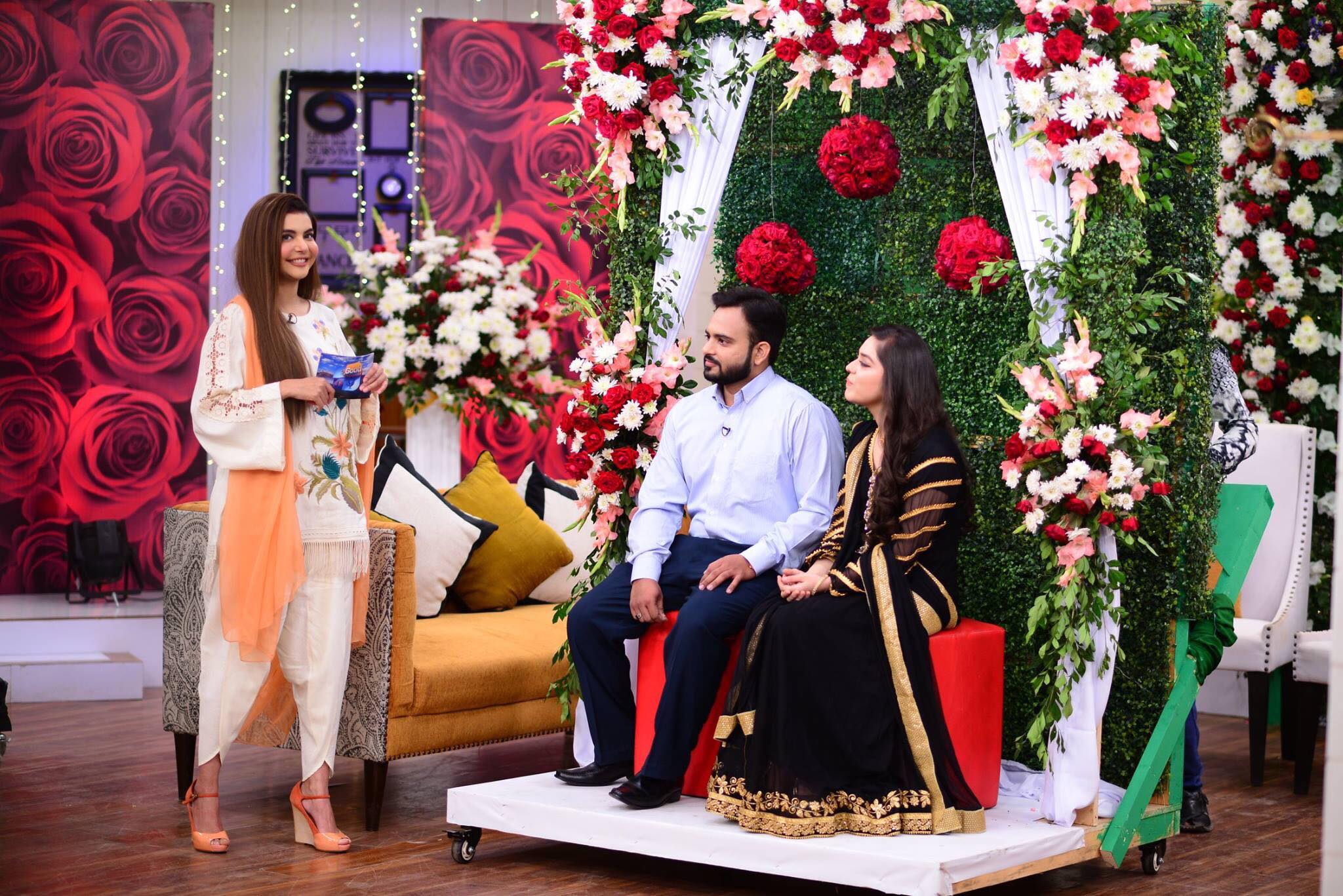 Sarah Razi And Her Husband on Good Morning Pakistan