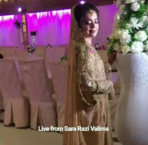 Sara Razi Khan's Walima-Pictures