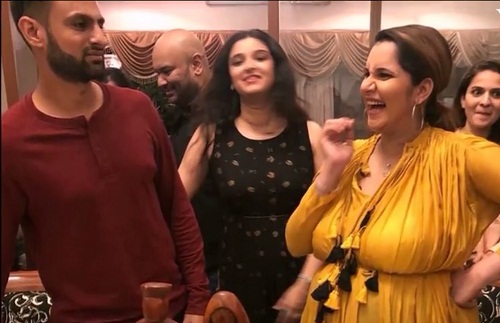 Sania Mirza's Baby Shower Shoaib Finally Celebrates it