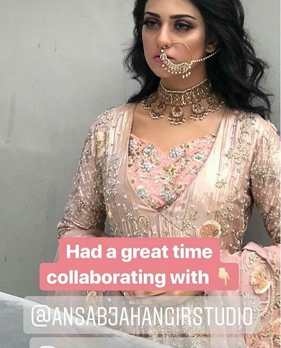 Sara Khan's BTS Shots From A Bridal Shoot