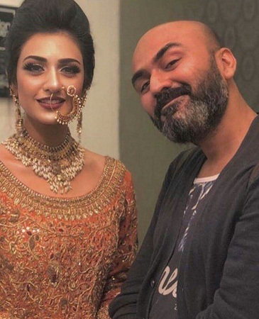 Sara Khan's BTS Shots From A Bridal Shoot