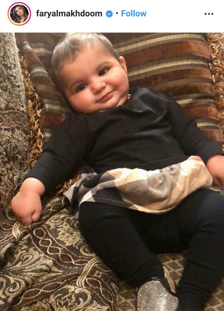 Faryal Makhdoom Introduces Alayna Khan To The World