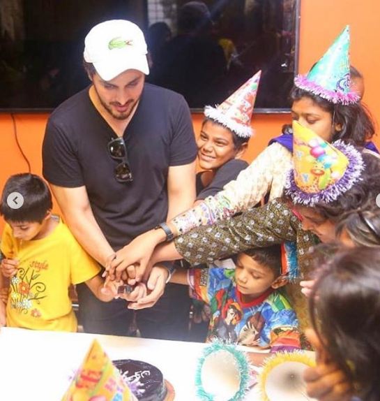 Ahsan Khan Celebrated His Birthday With Special Children