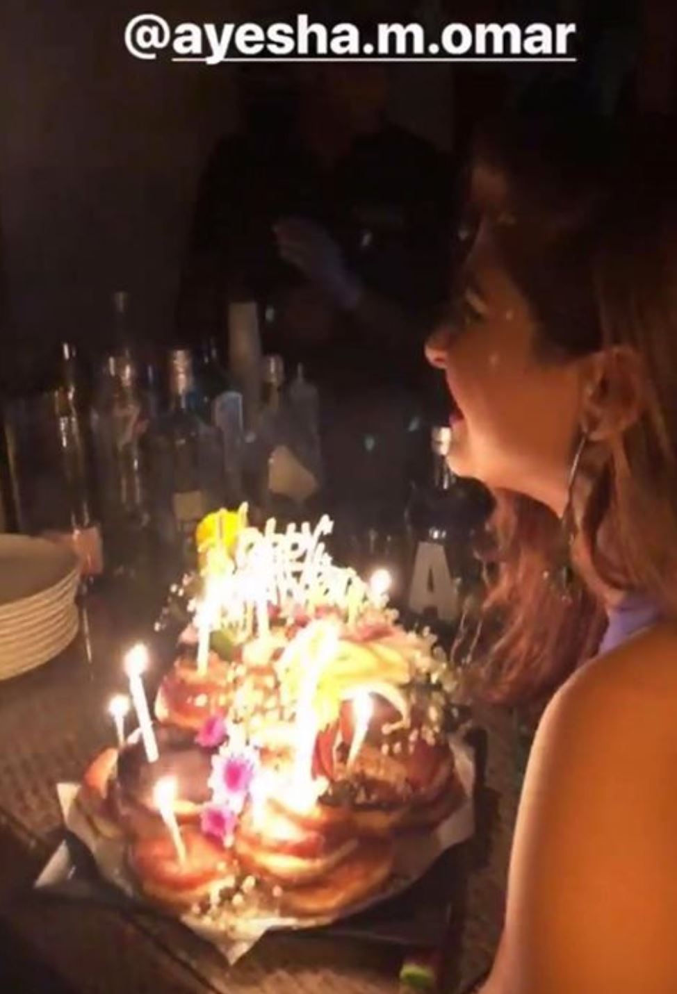 Ayesha Omar’s Late Night Birthday Celebration