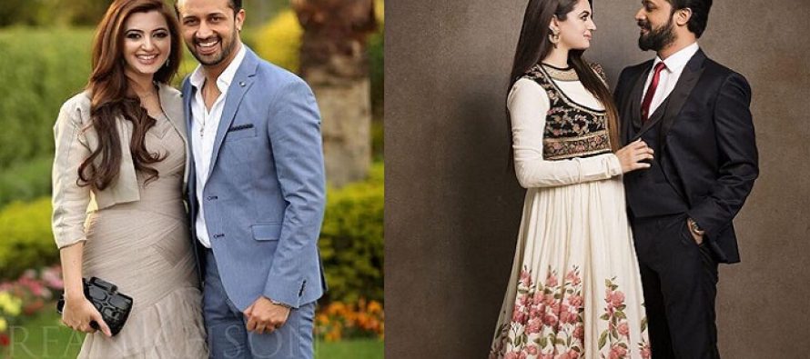 Unseen Pictures Of Atif Aslam With His Wife