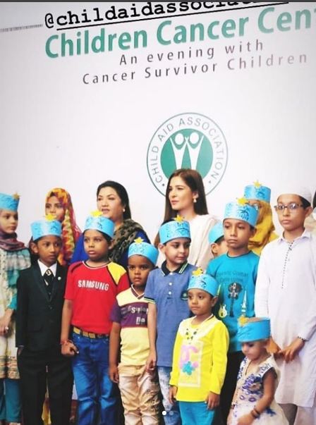 Ayesha Umar And Hina Dilpazeer Met With Young Cancer Survivors