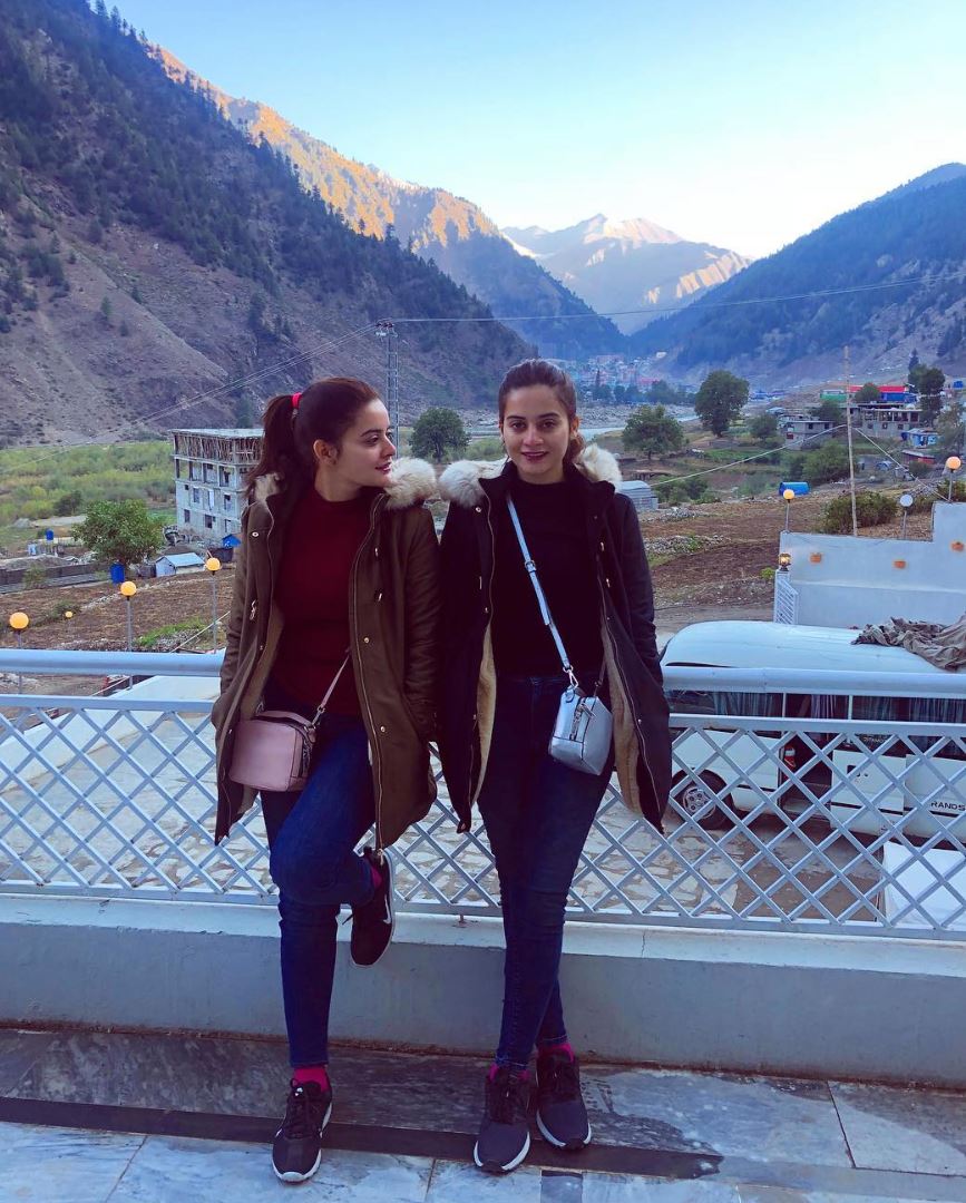 Aiman And Minal In Hunza Balakot Northern Areas of Pakistan - Pictures