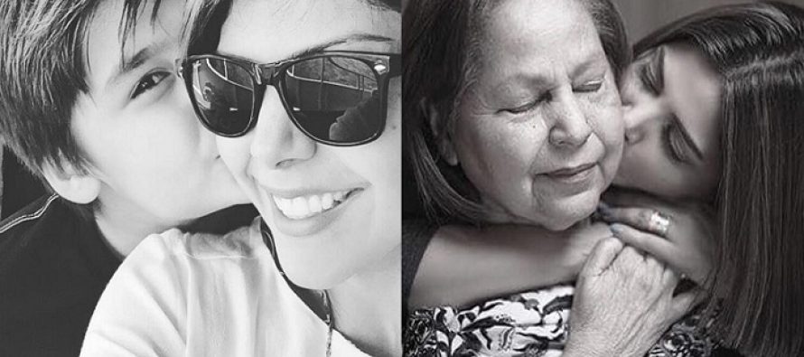 Heartwarming Pictures Of Hadiqa Kiani With Her Son And Mother